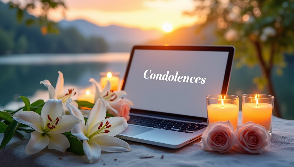 découvrez comment exprimer vos condoléances en ligne de manière simple et gratuite. partagez vos pensées et votre soutien avec des proches en deuil, tout en honorant la mémoire de ceux qui nous ont quittés.